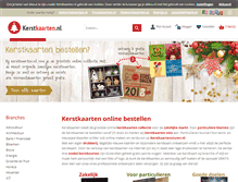 Tablet Screenshot of kerstkaarten.nl